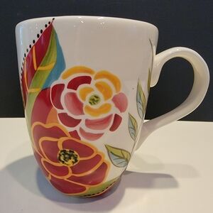 Rose Print VIDA by Eva Mendes for ESPANA Coffee mug Handcrafted Earthenware